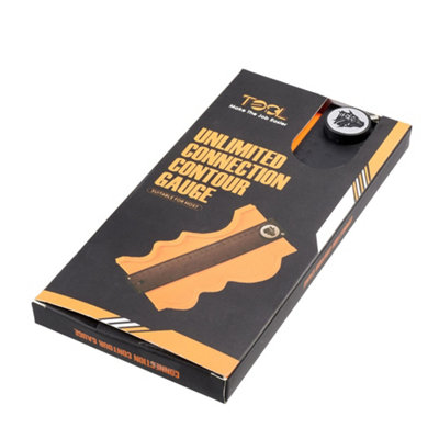 Contour Gauge 10 Inch with Lock, Measuring Shape Outline Angle Set of 1