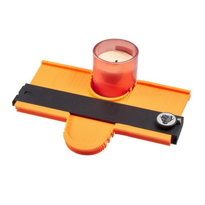Contour Gauge 10 Inch with Lock, Measuring Shape Outline Angle Set of 1