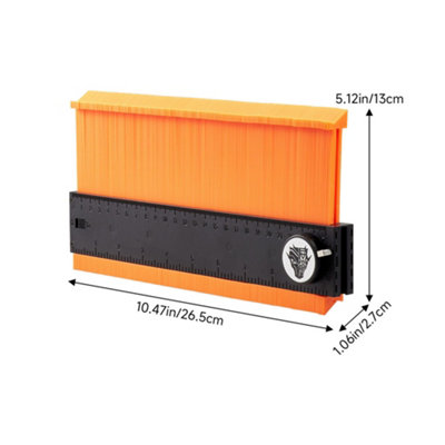 Ygapuzi Contour Gauge Con Serratura In Metallo, Strumento Di - Foto 2