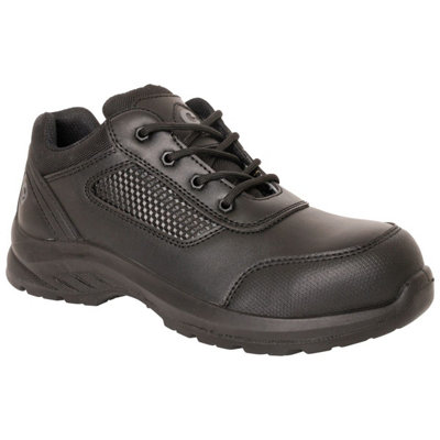 CONTRACTOR NIKEL SHOE S3L FO SC SR SIZE 8 at B&Q
