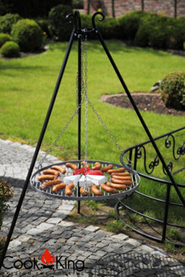 Cook King 180cm Tripod with 70cm Stainless Steel Grate