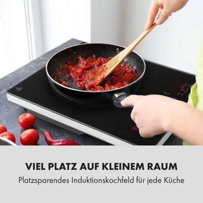 Cook n Roll Induction Hob 2000W 3h Timer 10 Levels Black