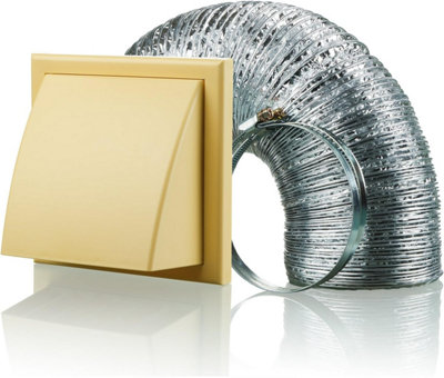 Cooker Hood Duct Cowled Vent Kit Fan Extract 150mm Cotswold Stone