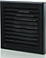 Cooker Hood Duct Vent Kit Fan Extract 125mm Black