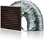 Cooker Hood Duct Vent Kit Fan Extract 125mm Brown