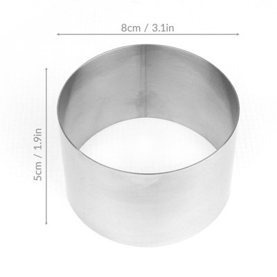 Cooking & Dessert Rings - 8 Piece - 5