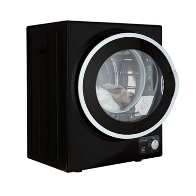 Cookology 2.5kg Table Top Tumble Dryer in Compact Mini Size - CMVD25BK Black