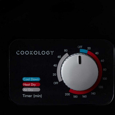 Cookology 2.5kg Table Top Tumble Dryer in Compact Mini Size - CMVD25BK Black
