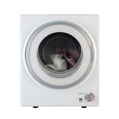 Cookology 2.5kg Table Top Tumble Dryer in Compact Mini Size - CMVD25WH White