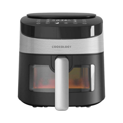 Cookology 4.2L Digital Air Fryer with Viewing Window in Black