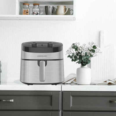 Cookology 7.2L Air Fryer with Single Zone & Mechanical Controls - CAF72MA Stainless Steel