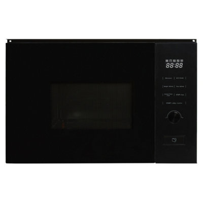 Cookology 800W Built-in Microwave with Grill 20L Integrated Design - TCM20BGL Black