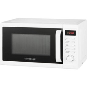 Cookology 800W Microwave 20L Digital Freestanding - CFSDI20LWH White