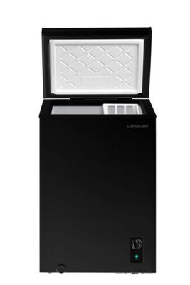 Cookology 99L Freestanding Chest Freezer, Black