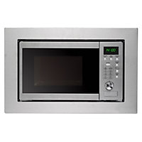 Cookology BIM20LWG 20L Integrated Microwave & Grill, 38CM High