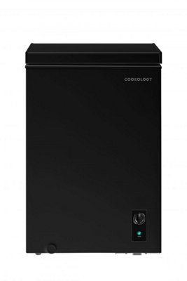 Cookology CCFZ99BK 99L Freestanding Chest Freezer, Adjustable Temp