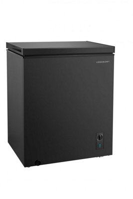 Cookology CCFZ99BK 99L Freestanding Chest Freezer, Adjustable Temp & Feet, Outbuilding Safe, 4 Star - Black