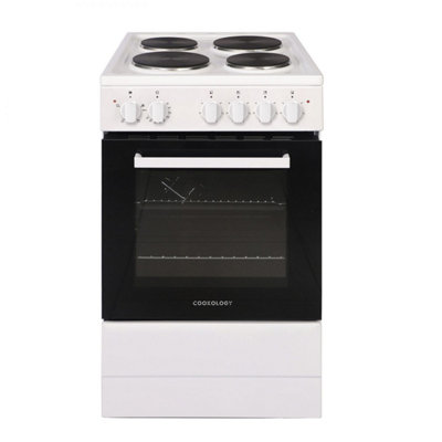 Cookology CFSPSC501WH 50cm 62L Capacity Single Cavity Freestanding ...