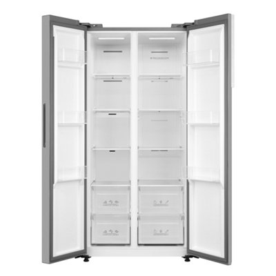 Cookology CSBS460IX 460L Side-by-Side Fridge Freezer, Frost Free, Adj ...