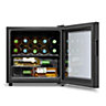 Cookology CWC14BK 48cm Wine Cooler holds 14 Bottle Capacity in Black