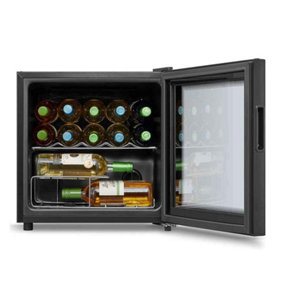 Cookology CWC14BK 48cm Wine Cooler holds 14 Bottle Capacity in Black
