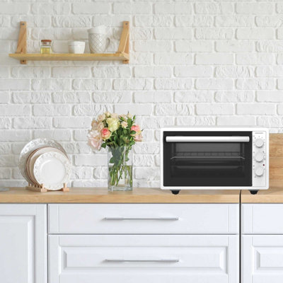 Cookology Mini Oven 37L for Fast Electric Table Top Cooking - CMO37WH White