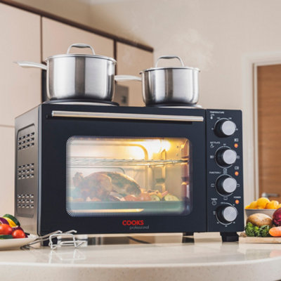 Mini electric oven outlet with hob