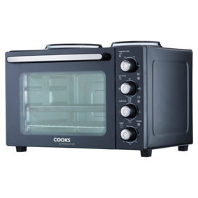 Cooks Professional 34 Litre Mini Oven with Two Hot Plates