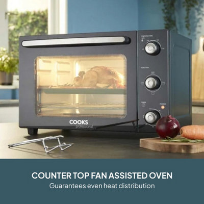 Cooks Professional 34L Mini Oven - Electric Multifunction Countertop ...