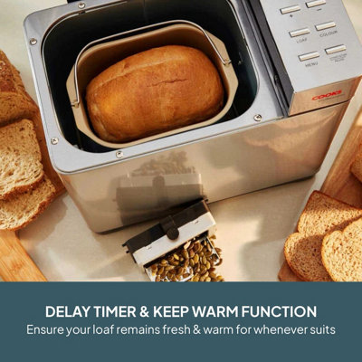 Cooks Professional Digital Bread Maker Machine with Fruit & Seed ...