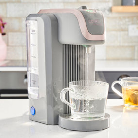 Cooks Professional Digital Hot Water Dispenser Instant Kettle Fast Boil Energy Saving 2600W 2.5L Grey & Copper