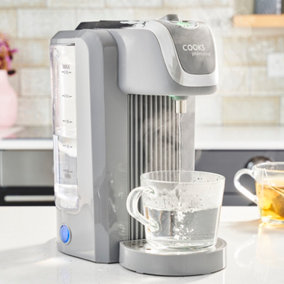 Cooks Professional Digital Hot Water Dispenser Instant Kettle Fast Boil Energy Saving 2600W 2.5L Grey & Silver