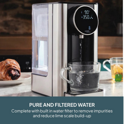 Cooks Professional Digital Hot Water Dispenser Instant Kettle Fast Boil ...
