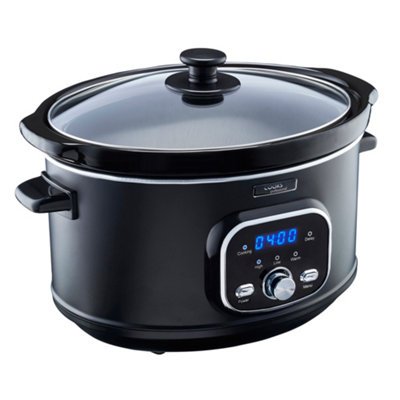 Cooks Professional Digital Slow Cooker 3.5L with 3 Heat Settings, Timer ...