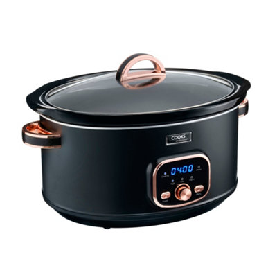 Cooks Professional Digital Slow Cooker 6.5L with 3 Heats, Timer & Delay ...