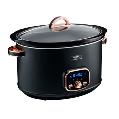 Cooks Professional Digital Slow Cooker 8L with 3 Heats, Timer & Delay ...