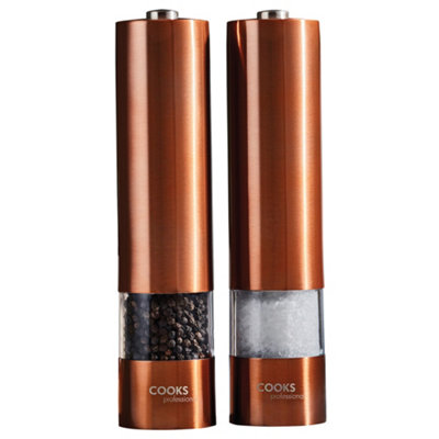 Cooks Professional Electric Salt & Pepper Mill Set