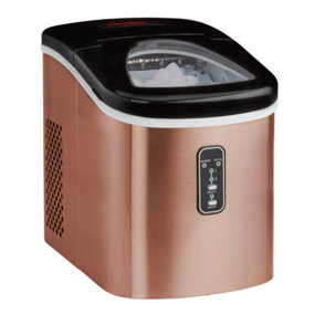 Cooks Professional Electric Ice Cube Maker Countertop Machine Automatic Compact Portable Copper
