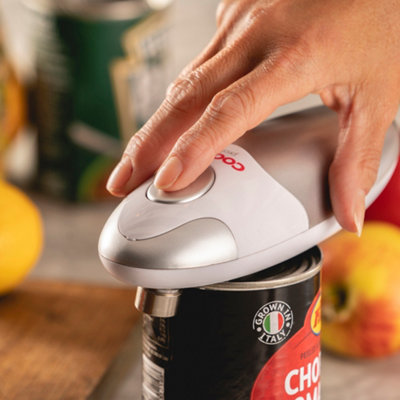 Electric Tin Can Opener Automatic One Touch Battery Operated Cooks  Professional