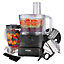 Cooks Professional Food Processor Blender Chopper Grater Slicer 3.5L Compact 1000W Black