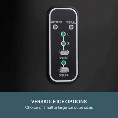 Cooks Professional Ice Maker with Scoop & 2.2L Tank - Countertop Ice ...