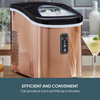 Cooks Professional Ice Maker with Scoop & 2.2L Tank - Countertop Ice ...