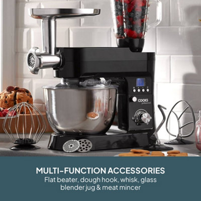 Cooks Professional Multifunction Stand Mixer 1200W with Mincer, Blender ...