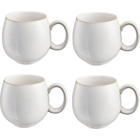 Cooks Professional Nordic Stoneware Set of 4 Mugs in White