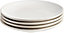 Cooks Professional Nordic Stoneware Set of 4 Side Plates in White