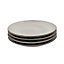 Cooks Professional Nordic Stoneware Set of 4   Side Plates