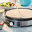 Cooks Professional Pancake Crepe Maker Electric Non-Stick Cooking Plate + Free Utensils 1300W