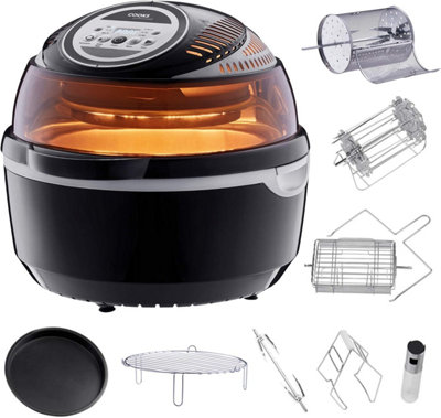 Cooks Professional Rotisserie Air Fryer with Full Accessories Pack