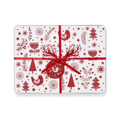 Cooksmart A Nordic Christmas Placemats Set of 4