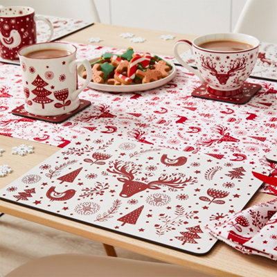 Cooksmart A Nordic Christmas Placemats Set of 4